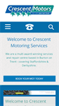 Mobile Screenshot of crescentmotoringservices.com
